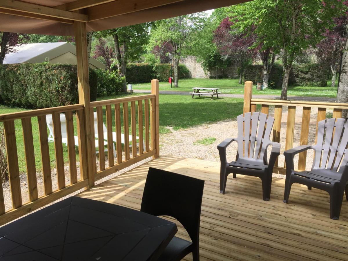 Camping De La Bonnette Caylus Eksteriør billede