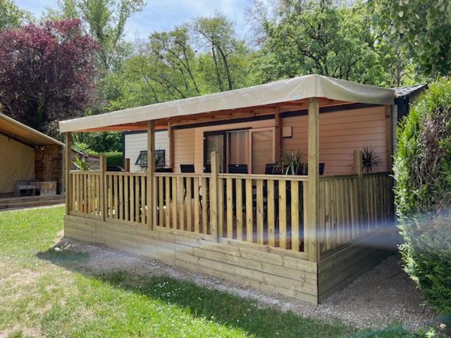 Camping De La Bonnette Caylus Eksteriør billede